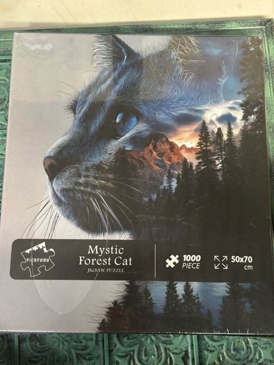 Other - Mystic Forest Cat 1000 Piece Jigsaw Puzzle 50 x 70 cm New Sealed 14+